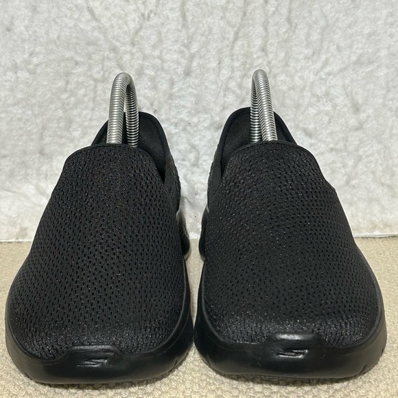 Skechers Womens Black Hands Free Slip Ins Casual Knit Slip On Sneaker Shoes SZ 7 - Picture 3 of 12